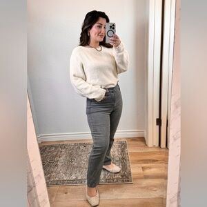 Abercrombie & Fitch Gray Straight Leg Jeans